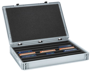 Feldherr Eurobox 60 x 40 cm set for model railways - H0e gauge - 7 compartments - foam insert for horizontal storage