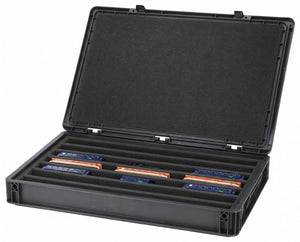 Feldherr Eurobox 60 x 40 cm set for model railways - H0e gauge - 7 compartments - foam insert for horizontal storage