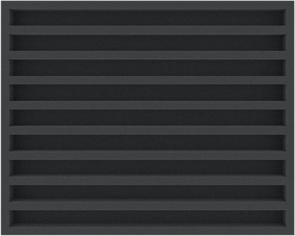 Foam insert Z gauge - horizontal - 9 slots for model railway - FS030A002