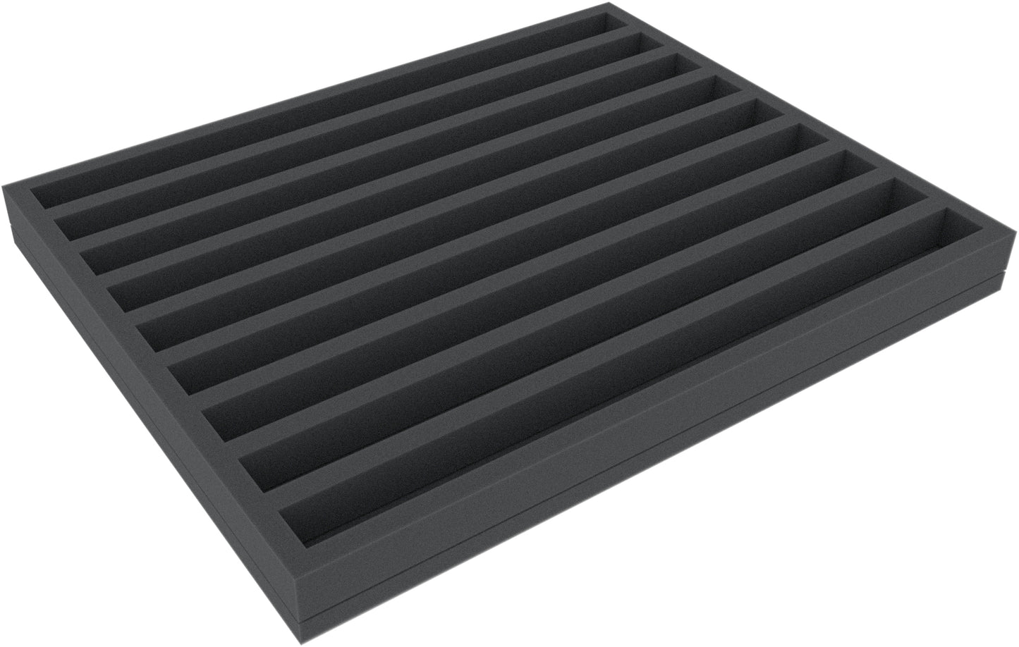 Foam insert Z gauge - horizontal - 9 slots for model railway - FS030A002