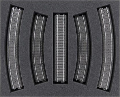 Schaumstoffeinlage für Märklin Start Up - C-Gleis gebogen - FSMFCQ050BO