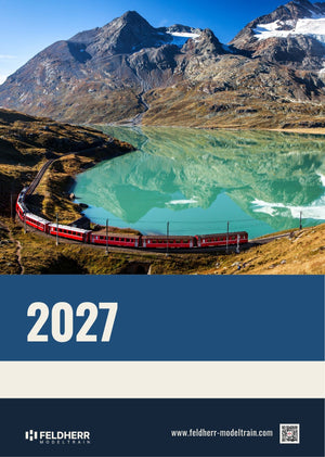 Feldherr Modeltrain A4 Kalender 2027