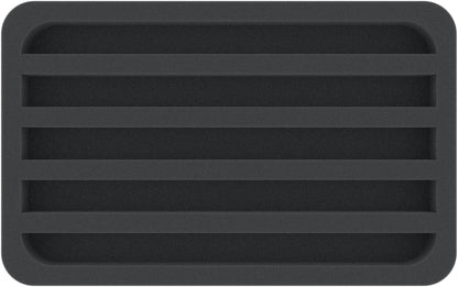 Foam insert Z gauge - horizontal - 5 slots for model railway - HS030A008