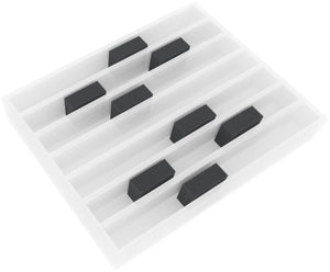 Distanzstücke Schaumstoffquader - für Spur H0 / Spur 00 - 55 mm x 40 mm x 20 mm 18 Stück HS040A002