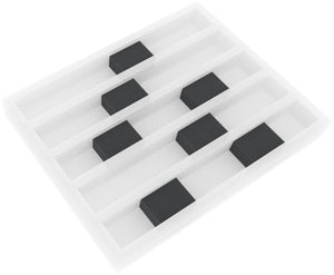 Distanzstücke Schaumstoffquader - für Spur H0 / Spur 00 - 55 mm x 40 mm x 20 mm 18 Stück HS040A002