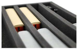 Foam insert for model railway - H0e scale - 6 compartments - for upright storage - IU050A004
