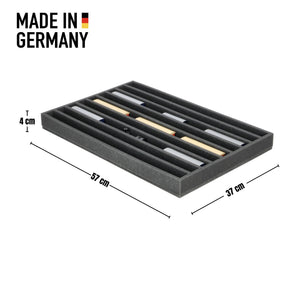 Foam insert for model railway - H0e scale - 9 compartments - for upright storage - JV050A007