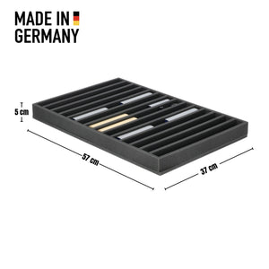 Schaumstoffeinlage für Modelleisenbahn - Spur H0e - 14 Fächer - für stehende Aufbewahrung - JV050A008
