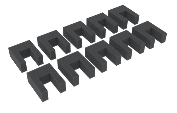 Foam spacers for model railways 50 mm x 40 mm x 20 mm 10 pieces HS020A001