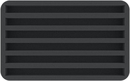 Foam insert Z gauge - standing - 6 slots for model railway - HS035A026