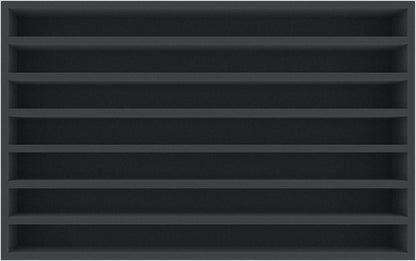 Foam insert gauge 00 - standing - 7 slots for model railway - DS065A006