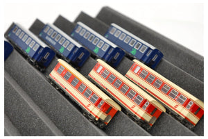Zugliege - Spur H0e - 7 Fächer für Modelleisenbahn Loks, Waggons und Fahrzeuge - EUMEWEA02