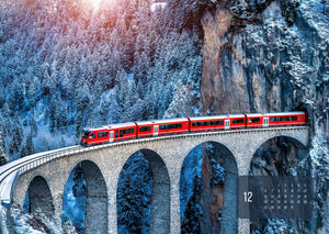 Railway Landscapes A3 Calendar 2027