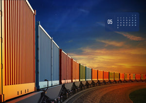 Railway Landscapes A3 Calendar 2027