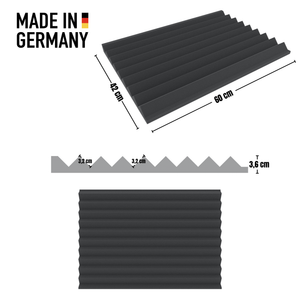 Feldherr Zugliege - Spur TT 60 x 42 cm - für IKEA ALEX Schubladenelement auf Rollen - 8 Fächer - KQMFQQA01