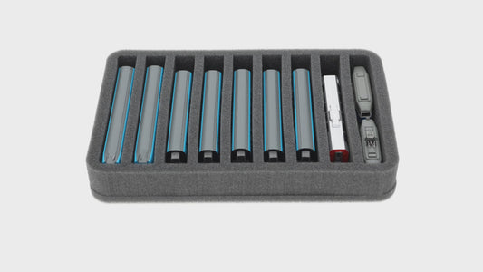 Foam insert N gauge - standing - 5 slots for model railway - HS040A004